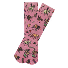 Load image into Gallery viewer, AWST INT'L CHILDREN'S LILA HUNTER PONIES SOCKS