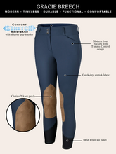 Load image into Gallery viewer, R.J. Classics Gracie Ladies' Knee Patch Breech