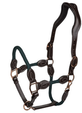 Load image into Gallery viewer, HDR Leather and Rope Halter