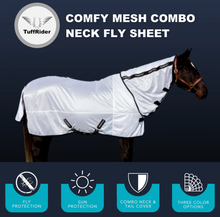Load image into Gallery viewer, TuffRider Comfy Mesh Combo Neck Fly Sheet