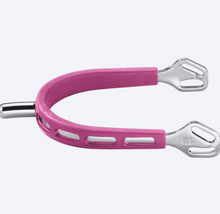 Load image into Gallery viewer, Herm Sprenger - ULTRA fit EXTRA GRIP spurs with Balkenhol fastening – Stainless steel, 25 mm rounded