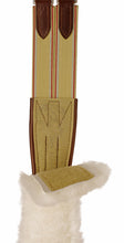 Load image into Gallery viewer, Edgewood Fancy Stitched Double Elastic Girth w/Detachable Sheepskin