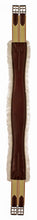 Load image into Gallery viewer, Edgewood Fancy Stitched Double Elastic Girth w/Detachable Sheepskin