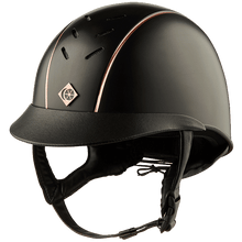 Load image into Gallery viewer, Charles Owen Ayrbrush Pinstripe Helmet