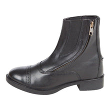 Load image into Gallery viewer, Huntley Equestrian Children's Premium Leather Side Zip Paddock Boot