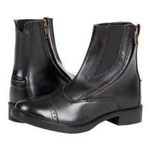 Load image into Gallery viewer, Huntley Equestrian Children's Premium Leather Side Zip Paddock Boot