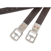 Load image into Gallery viewer, Huntley Flat Buckle Sedgwick Stirrup Leathers