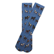 Load image into Gallery viewer, AWST INT&#39;L CHILDREN&#39;S LILA HUNTER PONIES SOCKS
