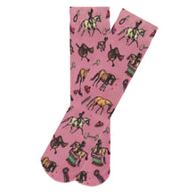 Load image into Gallery viewer, AWST INT&#39;L CHILDREN&#39;S LILA HUNTER PONIES SOCKS
