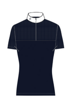 Load image into Gallery viewer, Cavalleria Toscana Perforated Short Sleeve Competition Shirt
