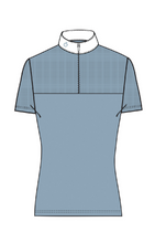 Load image into Gallery viewer, Cavalleria Toscana Perforated Short Sleeve Competition Shirt

