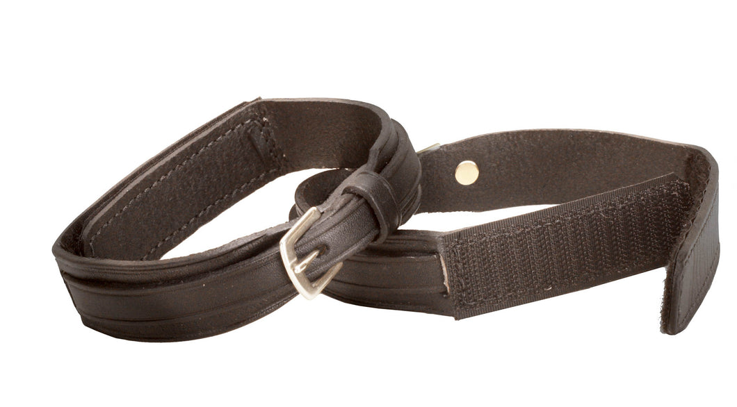 Child's Leather Jodhpur Garters- Easy Velcro
