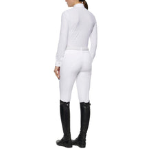 Load image into Gallery viewer, Cavalleria Toscana Perforated Long Sleeve Zip Show Shirt
