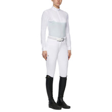 Load image into Gallery viewer, Cavalleria Toscana Perforated Long Sleeve Zip Show Shirt

