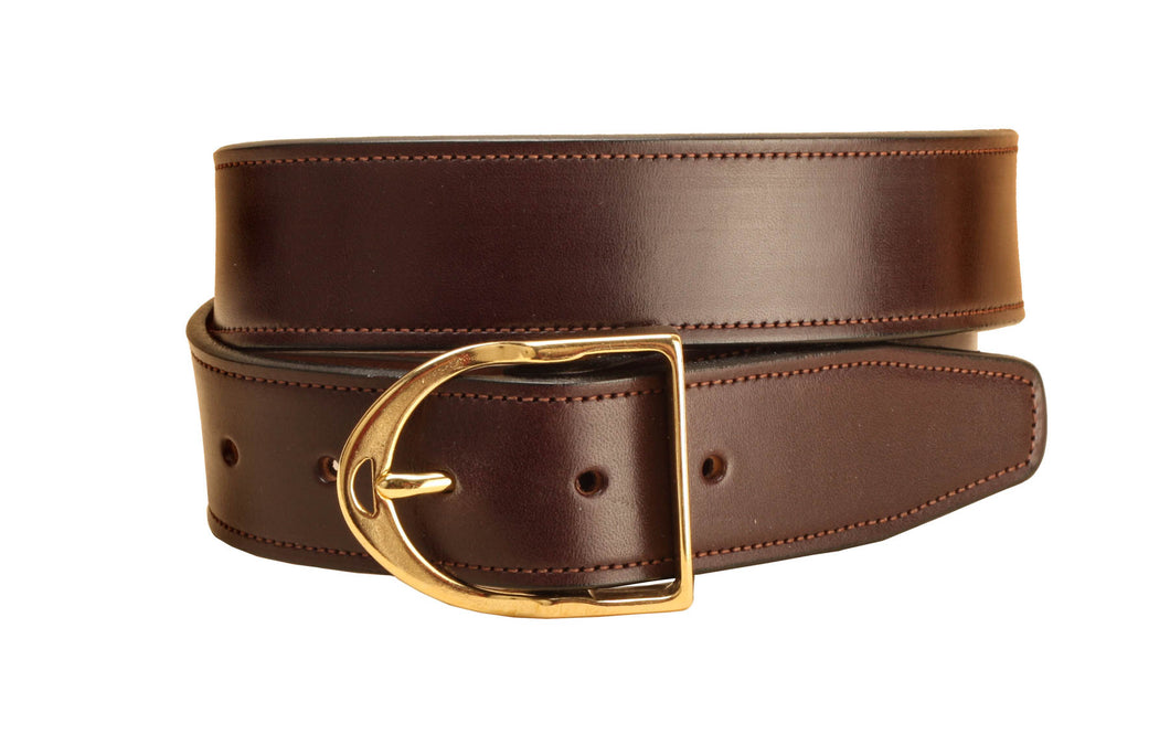 Brass Stirrup Buckle Belt