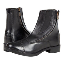 Load image into Gallery viewer, Huntley Equestrian Children&#39;s Premium Leather Side Zip Paddock Boot
