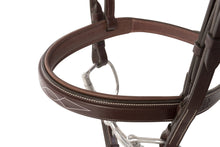 Load image into Gallery viewer, Huntley Fancy Stitched Leather Padded Hunter Bridle with Reins
