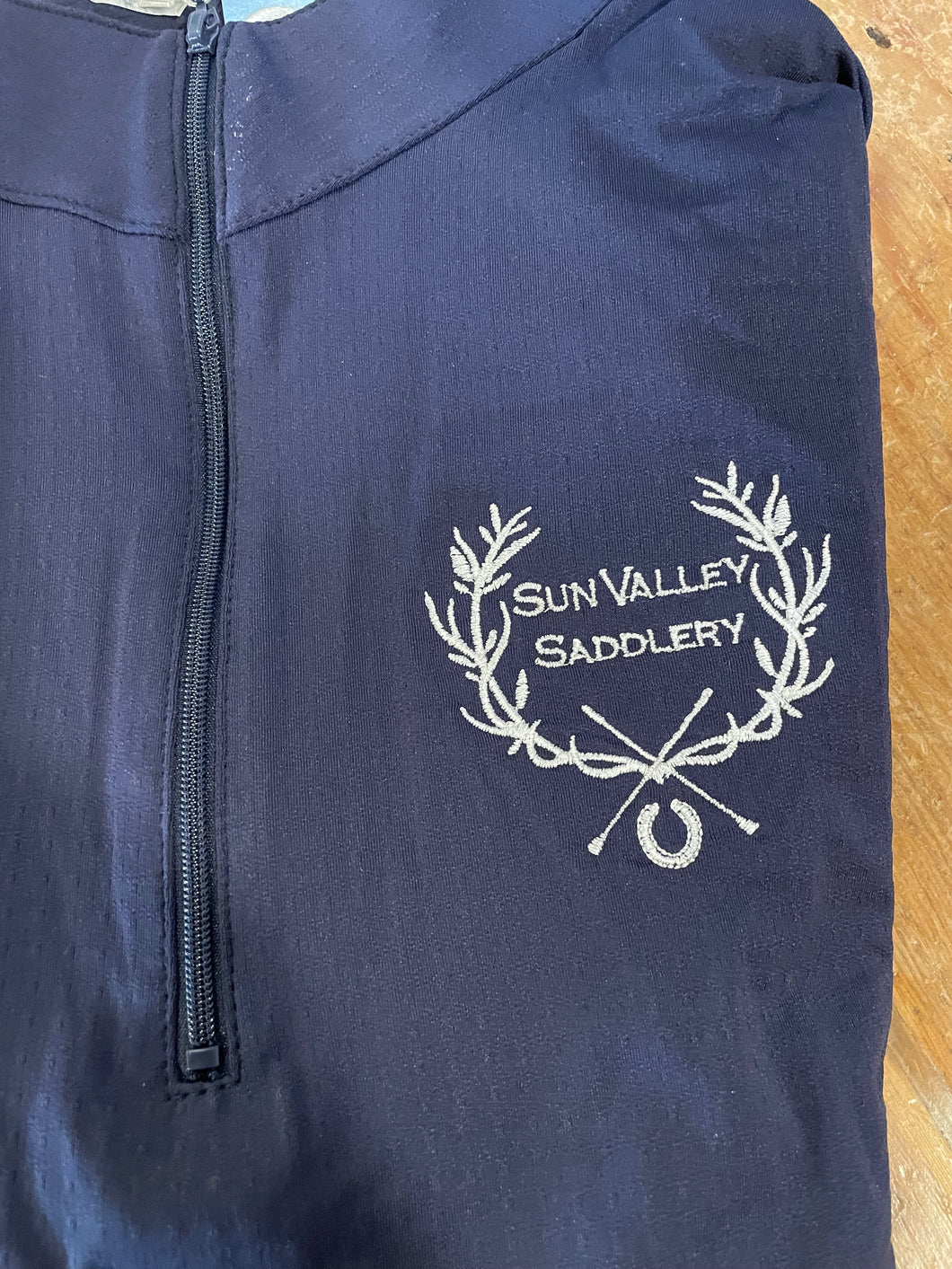 EIS Solid Navy Cool Sun Shirt - SVS CUSTOM