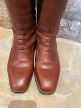 Load image into Gallery viewer, Parlanti Custom Brown Boots with Sting Ray detail

