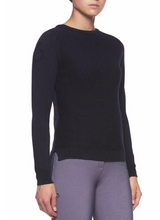 Load image into Gallery viewer, Cavalleria Toscana Wool Knit Honeycomb Crew Neck Sweater

