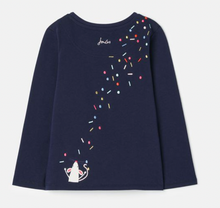 Load image into Gallery viewer, Joules Ava Long Sleeve Applique Artwork T-Shirt
