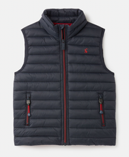 Load image into Gallery viewer, JOULES - Crofton Showerproof Recycled Packable Vest - Marine Navy
