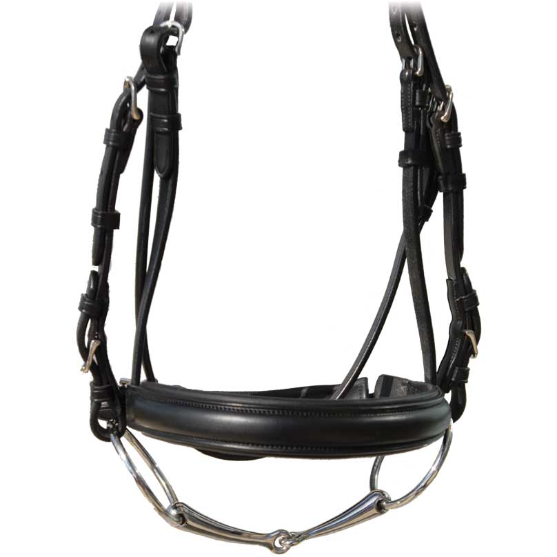 Vespucci Plain Raised Crank Noseband