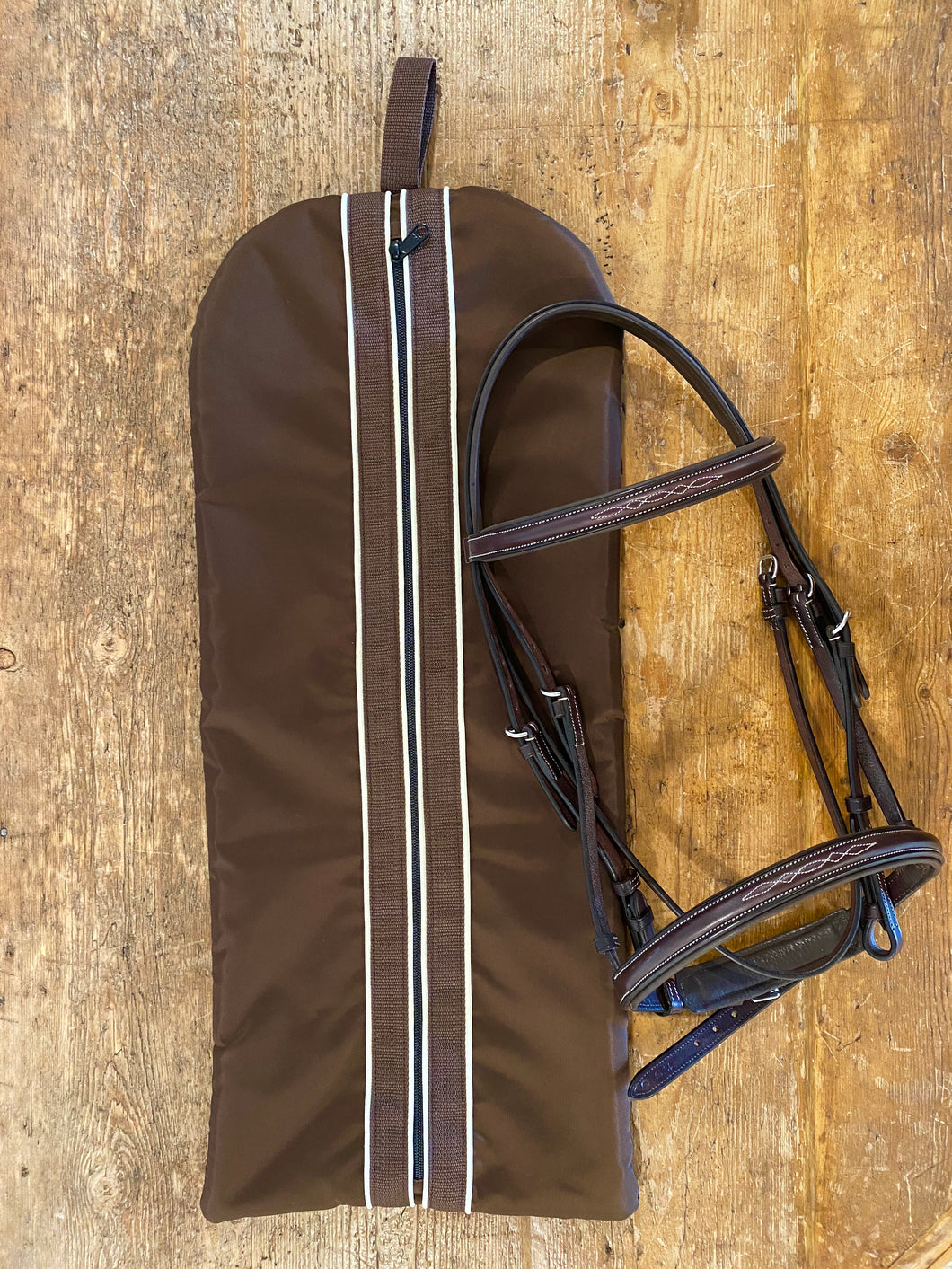 Tally Ho Custom Fleece Lined Bridle Bag