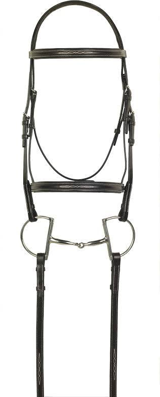 Aramas Fancy Padded Bridle w/Laced Reins